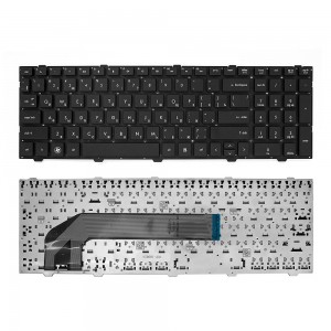Клавиатура для ноутбука HP ProBook 4540s, 4545s, 4740s Series. Плоский Enter. Черная, без рамки. PN: 9Z.N6MSW.10R.