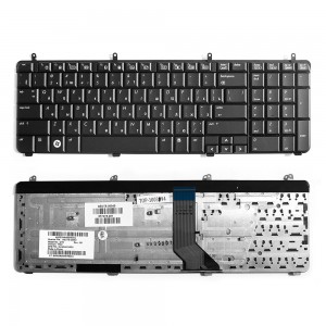 Клавиатура для ноутбука HP Pavilion DV7-2000, DV7T-2000 Series. Плоский Enter. Черная, без рамки. PN: NSK-H8W0R.
