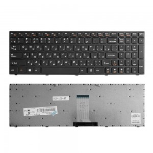 Клавиатура для ноутбука Lenovo B5400, M5400 Series. Плоский Enter. Черная, с черной рамкой. PN: NSK-BFGSQ.