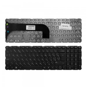 Клавиатура для ноутбука HP Pavilion M6-1000, Envy M6-1000, M6-1100er, M6-1220er Series. Г-образный Enter. Черная, без рамки. PN: PK130U92B06.