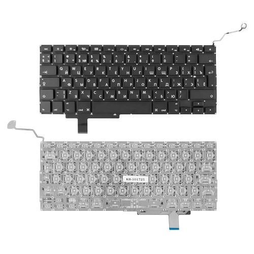 Клавиатура для ноутбука Macbook Air A1297 Series. Г-образный Enter. Черная, без рамки. PN: A1297.