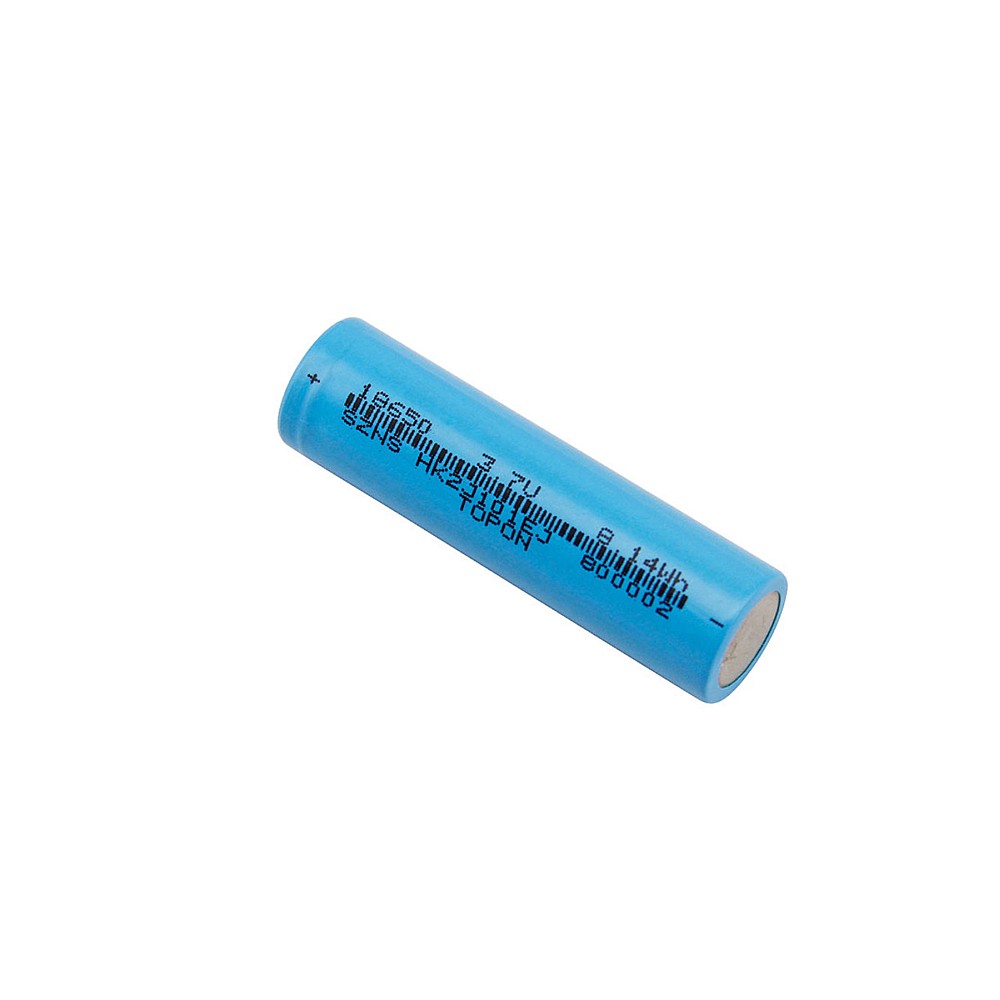 Аккумулятор 18650 TopON 3.7V 2200mAh 8.14Wh, 10A. Li-Ion, без защиты. Замена ICR18650-22, CRG18650, LGAAS41865