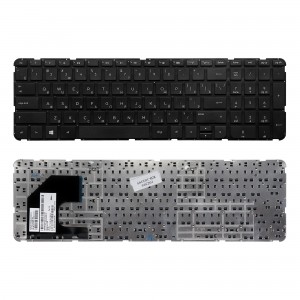 Клавиатура для ноутбука HP Pavilion Envy 15-B, 15T-B, 15-B000 Series. Плоский Enter. Черная, без рамки. PN: AEU36700010.