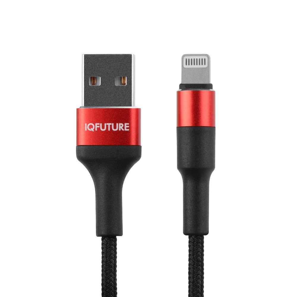 Кабель USB-Lightning IQFuture IQ-UL2A 1.2 м 2A