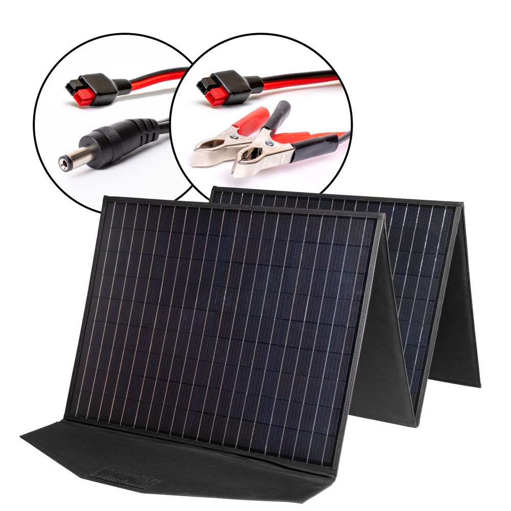 Солнечная батарея TOP-SOLAR-204 200W 18V DC и HPP, влагозащищенная, складная на 4 секции