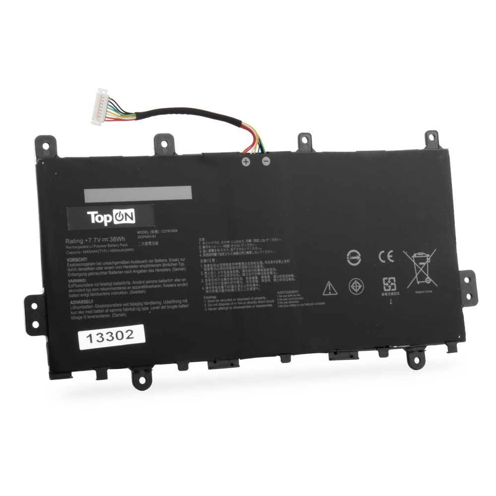 Аккумулятор для ноутбука Asus Chromebook C523NA 7.7V 4800mAh PN: C21N1808