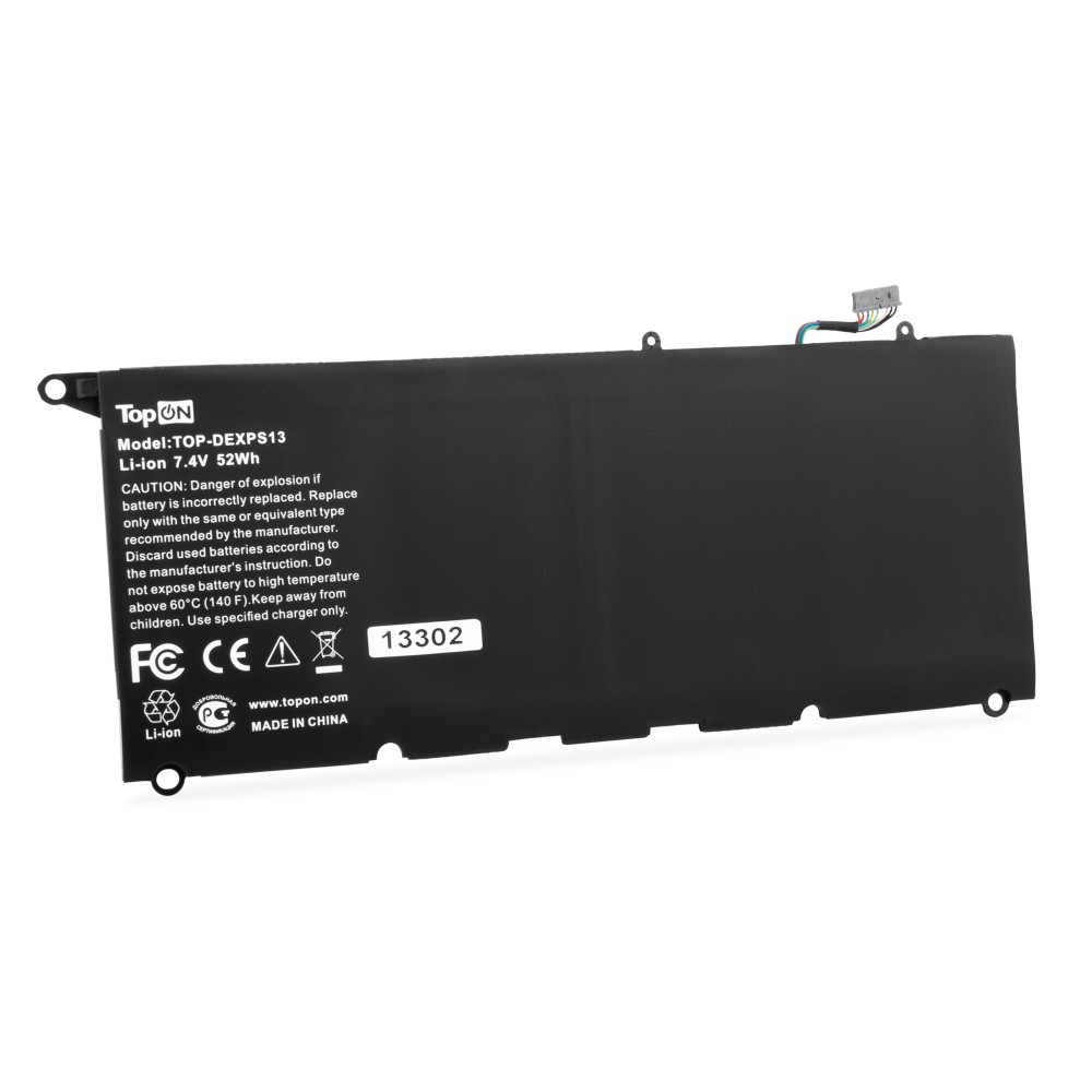 Аккумулятор для ноутбука Dell XPS 13 9343, 9350 7.4V 7100mAh. PN: JD25G