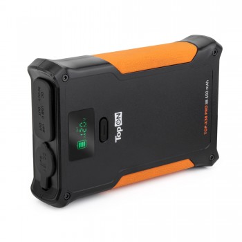 Внешний аккумулятор TopON TOP-X38 PRO 38400mAh DC 84W, Type-C PD 33W, USB QC3.0 18W, авторозетка 160W, защита IP65, LED Черный