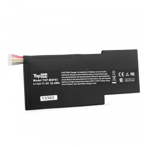 Аккумулятор для ноутбука MSI GF63 11.4V 4600mAh PN: BTY-M6K