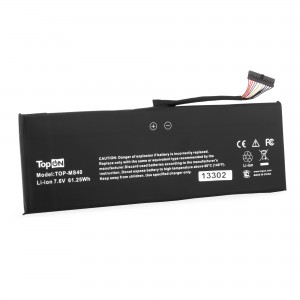 Аккумулятор для ноутбука MSI GS40, 6QE, GS43. 7.6V 8000mAh PN: BTY-M47