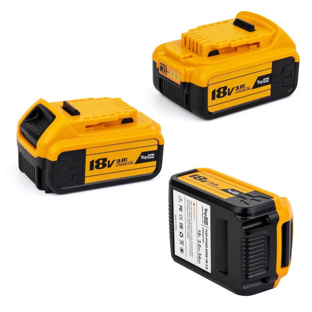 Аккумулятор для DeWalt 18V 3.0Ah (Li-ion) PN: DCB180