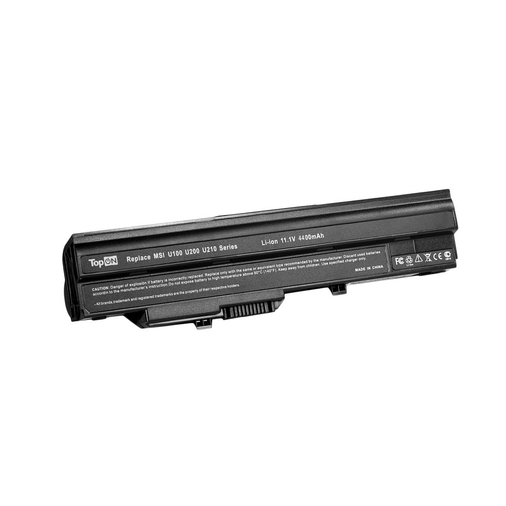 Аккумулятор для ноутбука MSI Wind U90, U100, U120, U200, U230 11.1V 4400mAh PN: BTY-S11