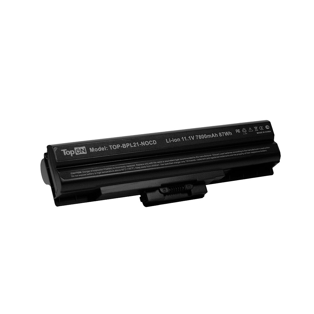 Аккумулятор для ноутбука Sony Vaio VGN-AW, VGN-CS, VGN-FW, VPC-SR 11.1V 5200mAh PN: VGP-BPS21 Усиленный