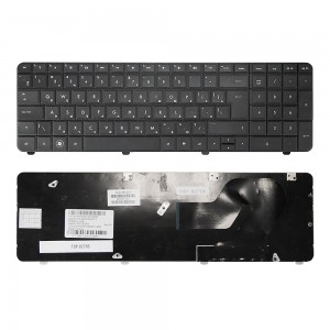 Клавиатура для ноутбука HP Pavilion G72, Compaq Presario CQ72 Series. Г-образный Enter. Черная, без рамки. PN: AEAX8700110, V112446AS1.