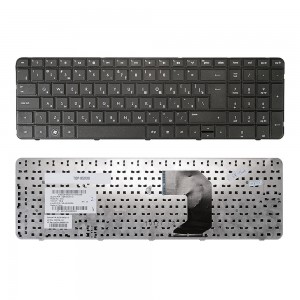 Клавиатура для ноутбука HP Pavilion G7-1000, G7-1100, G7-1200 Series. Г-образный Enter. Черная, без рамки. PN: AER18700010.