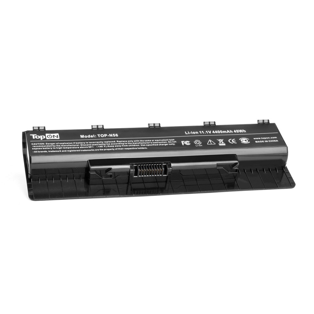 Аккумулятор для ноутбука Asus N56, N76, N46 11.1V 4400mAh PN: A32-N56